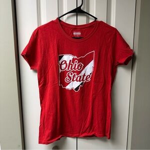 Ohio State Red Graphic T-shirt - Medium, Cotton